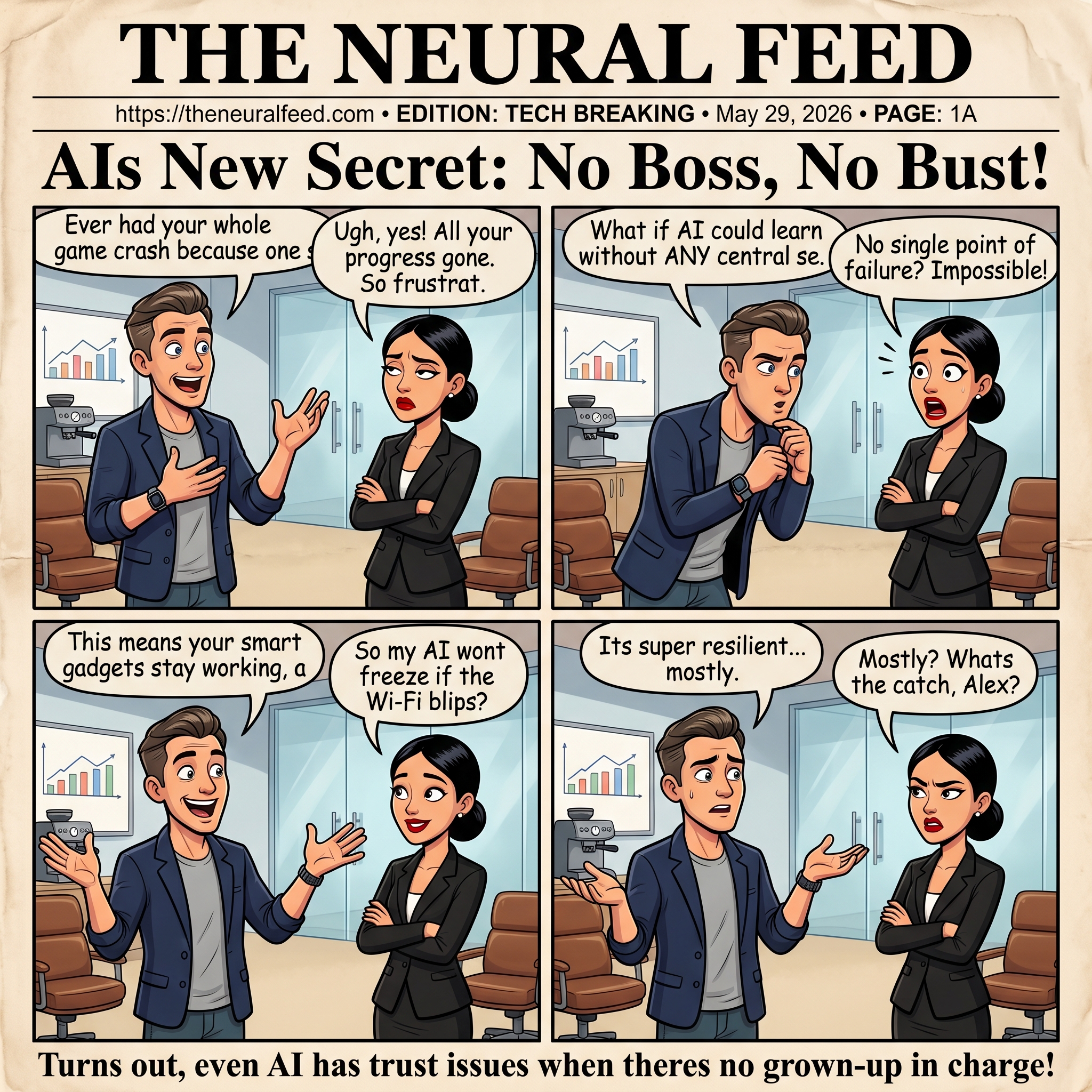 AI's New Secret: No Boss, No Bust!
