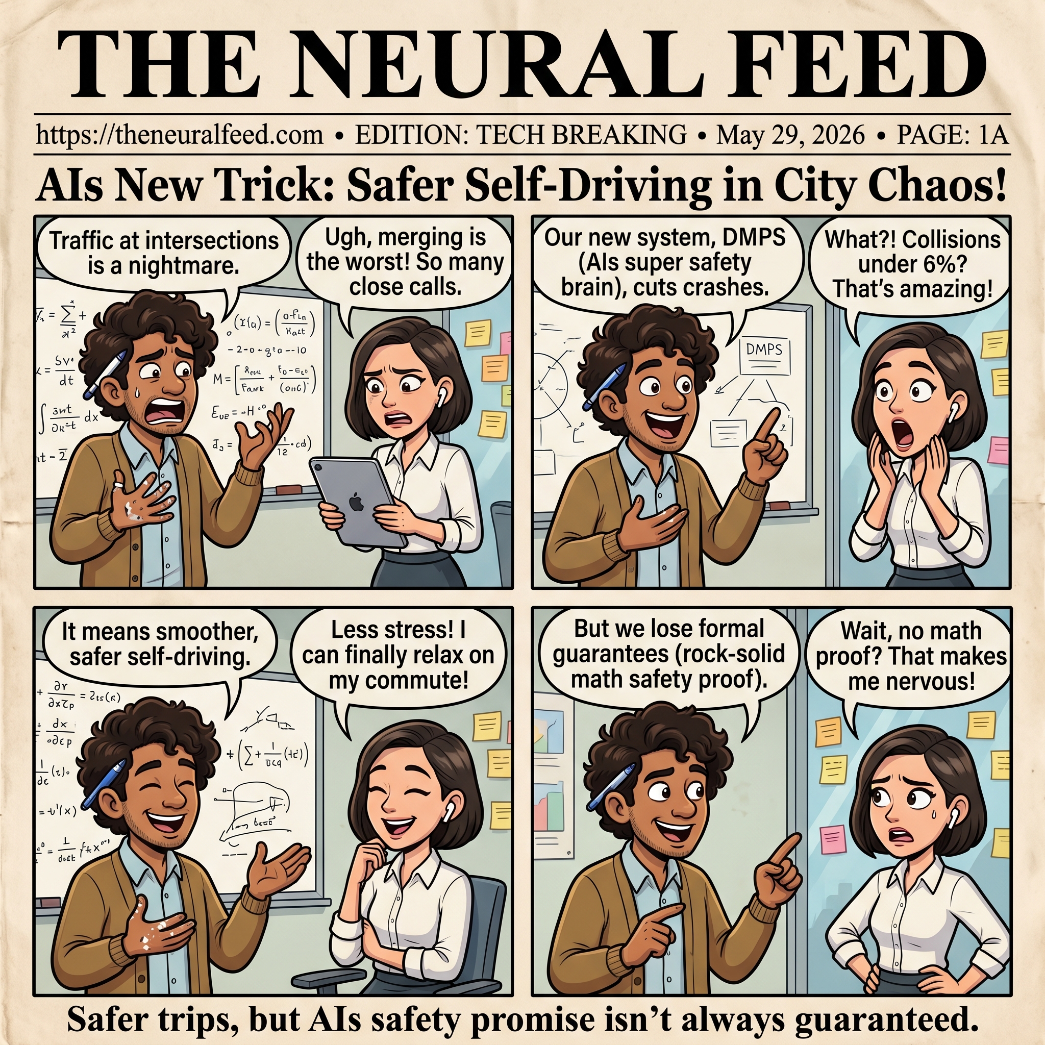 AI's New Trick: Safer Self-Driving in City Chaos!