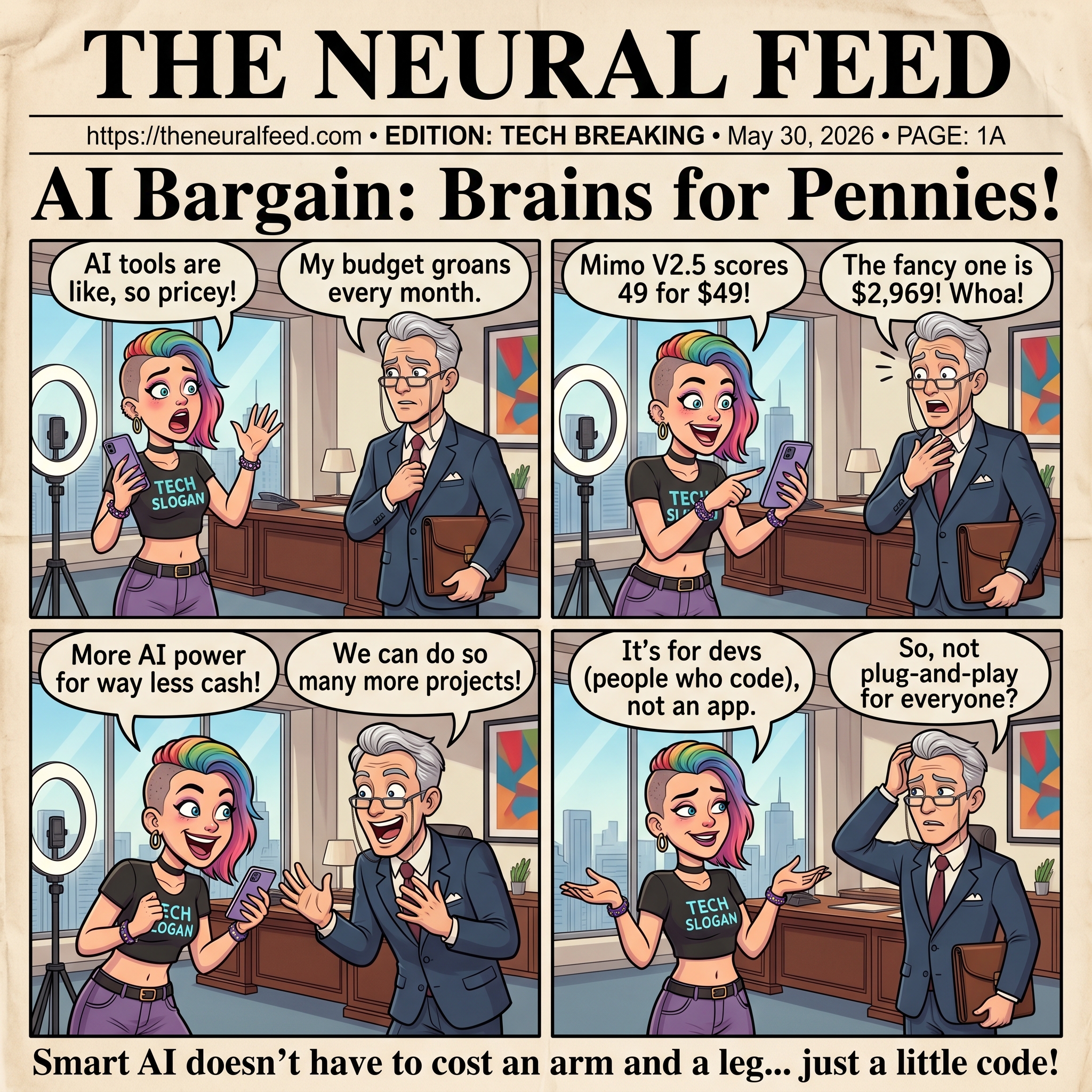 AI Bargain: Brains for Pennies!
