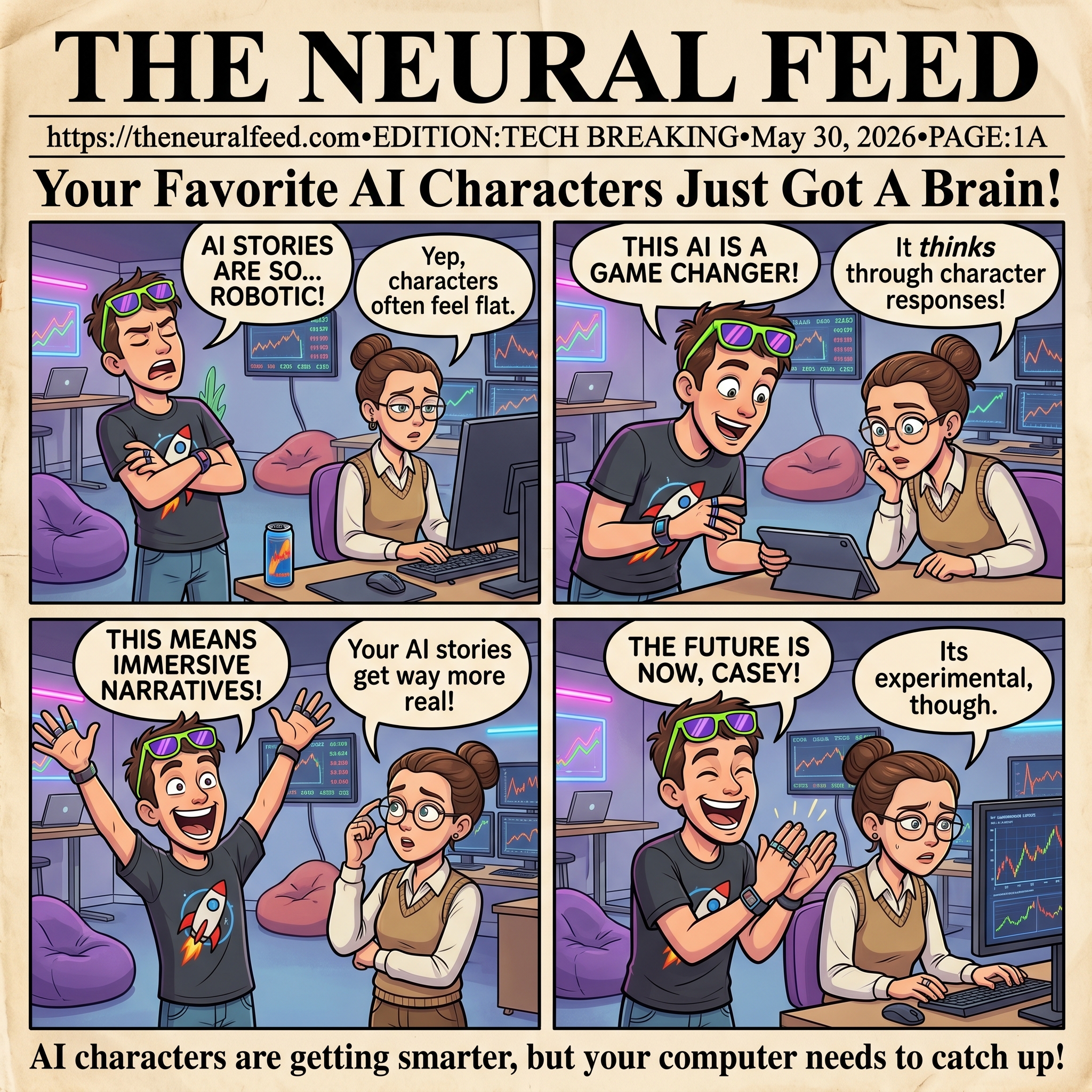 Your Favorite AI Characters Just Got A Brain!