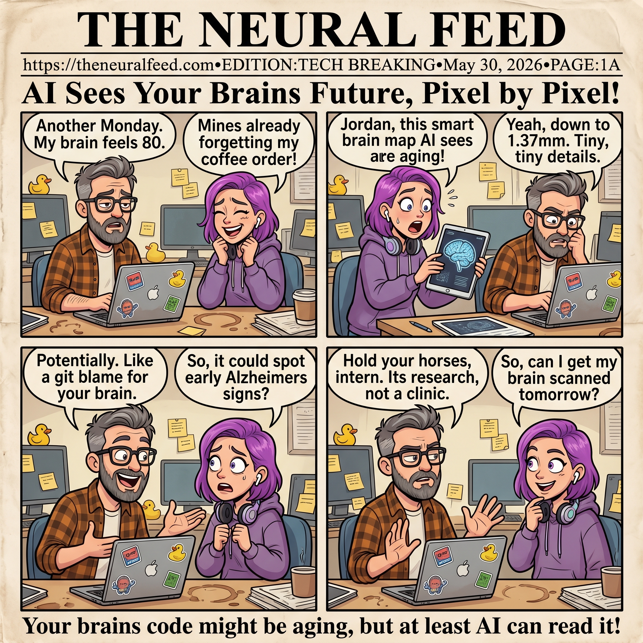 AI Sees Your Brain's Future, Pixel by Pixel!