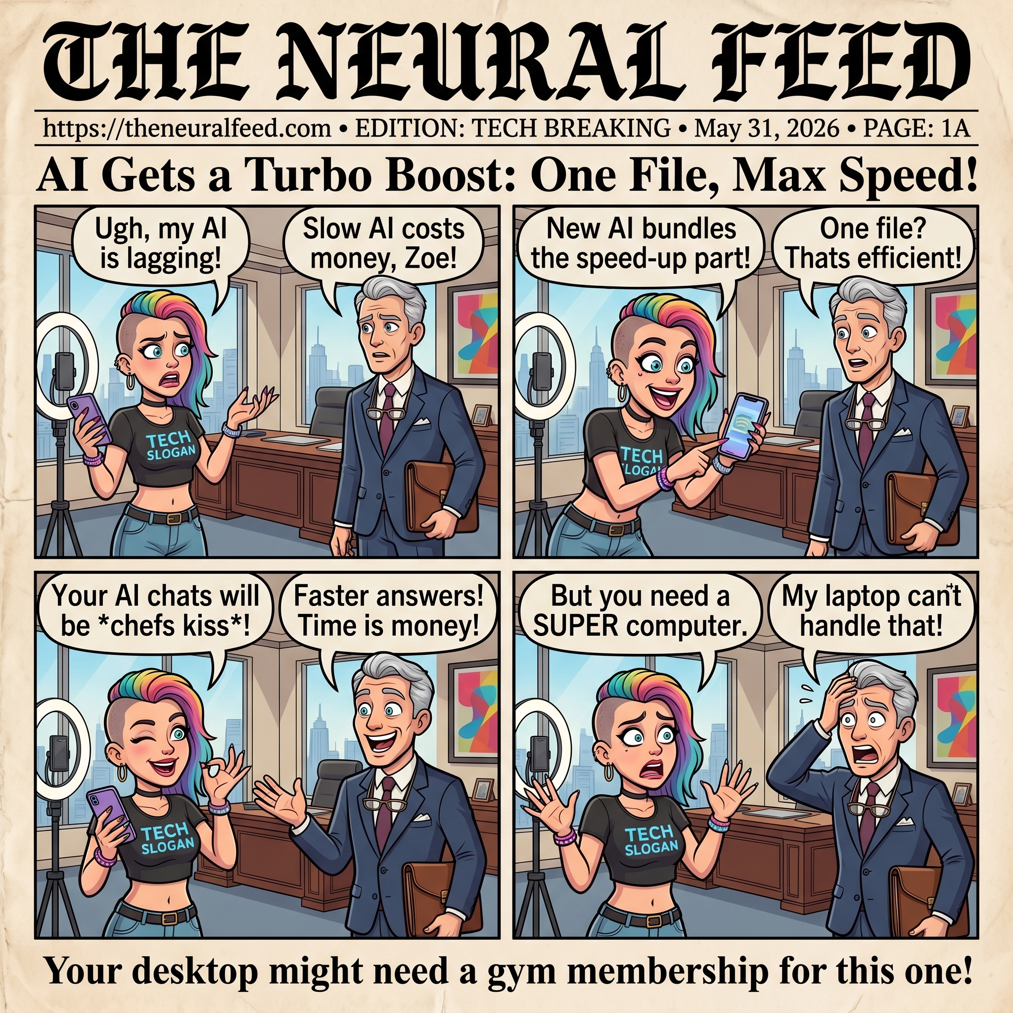 AI Gets a Turbo Boost: One File, Max Speed!