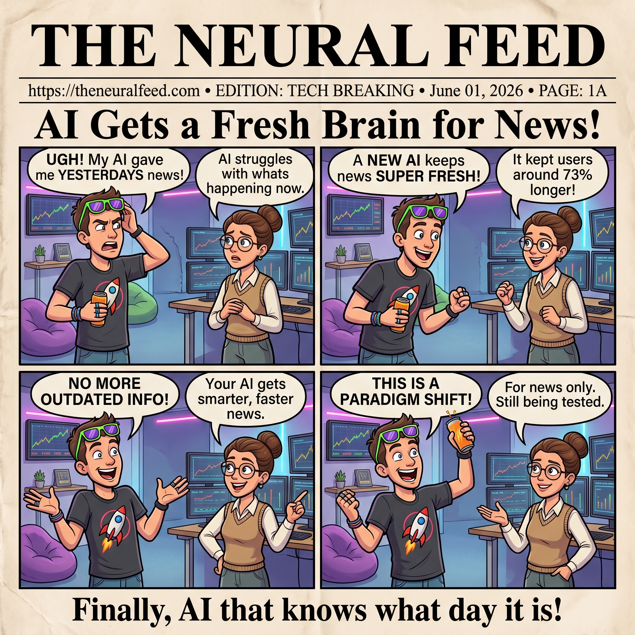 AI Gets a 'Fresh Brain' for News!