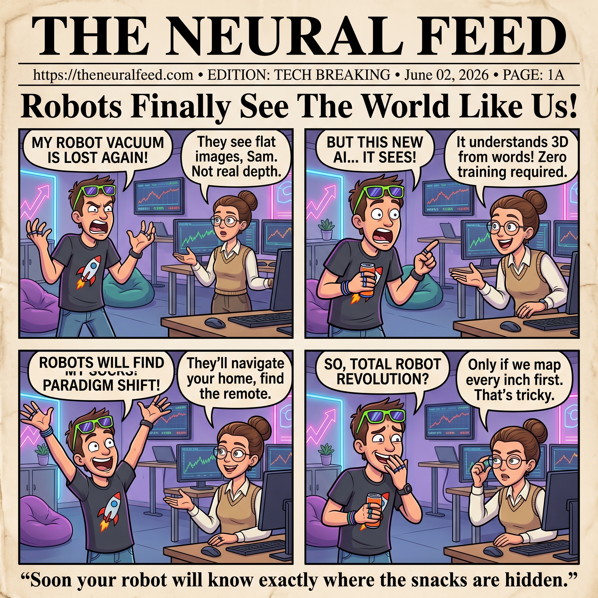 Robots Finally See The World Like Us!