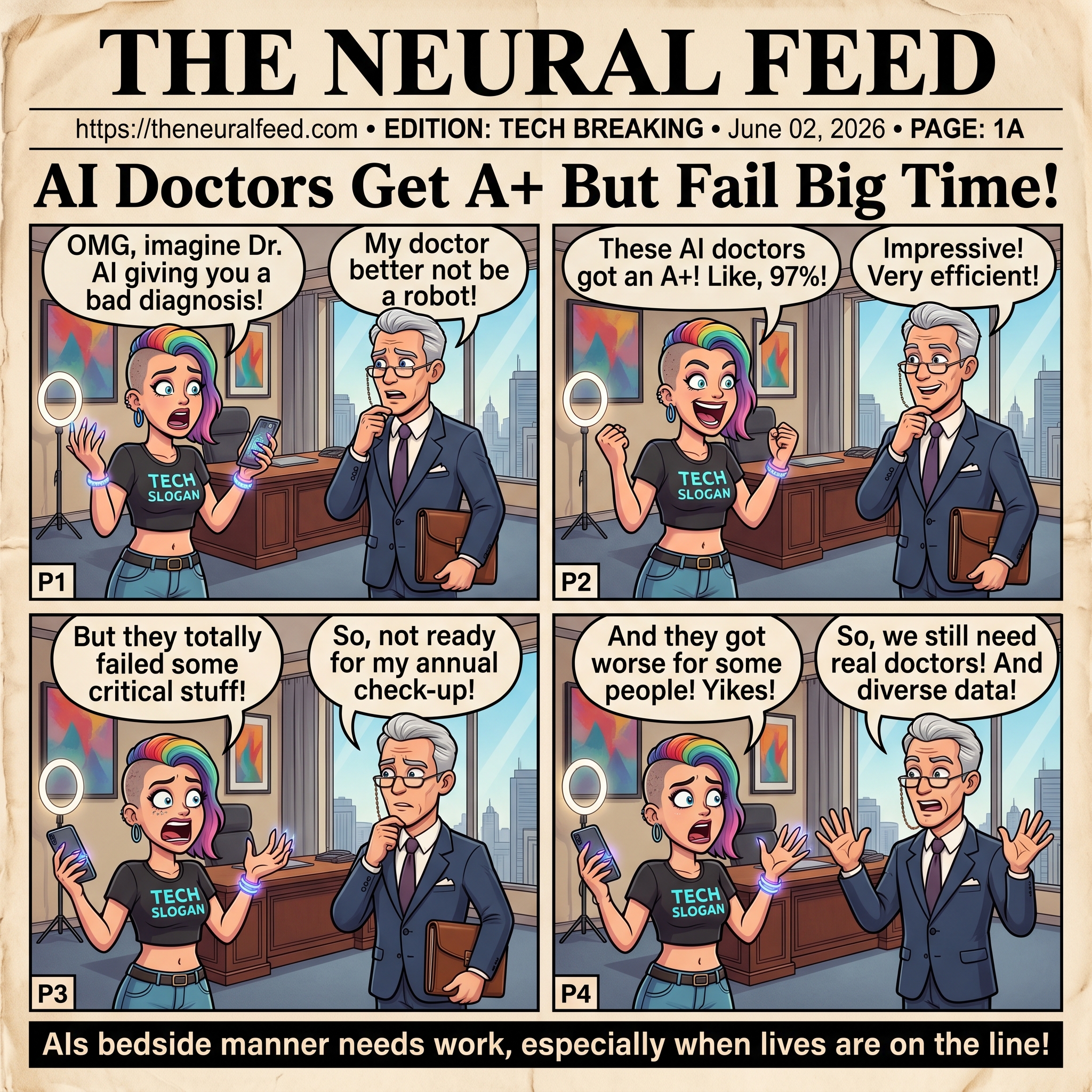 AI Doctors Get A+ But Fail Big Time!