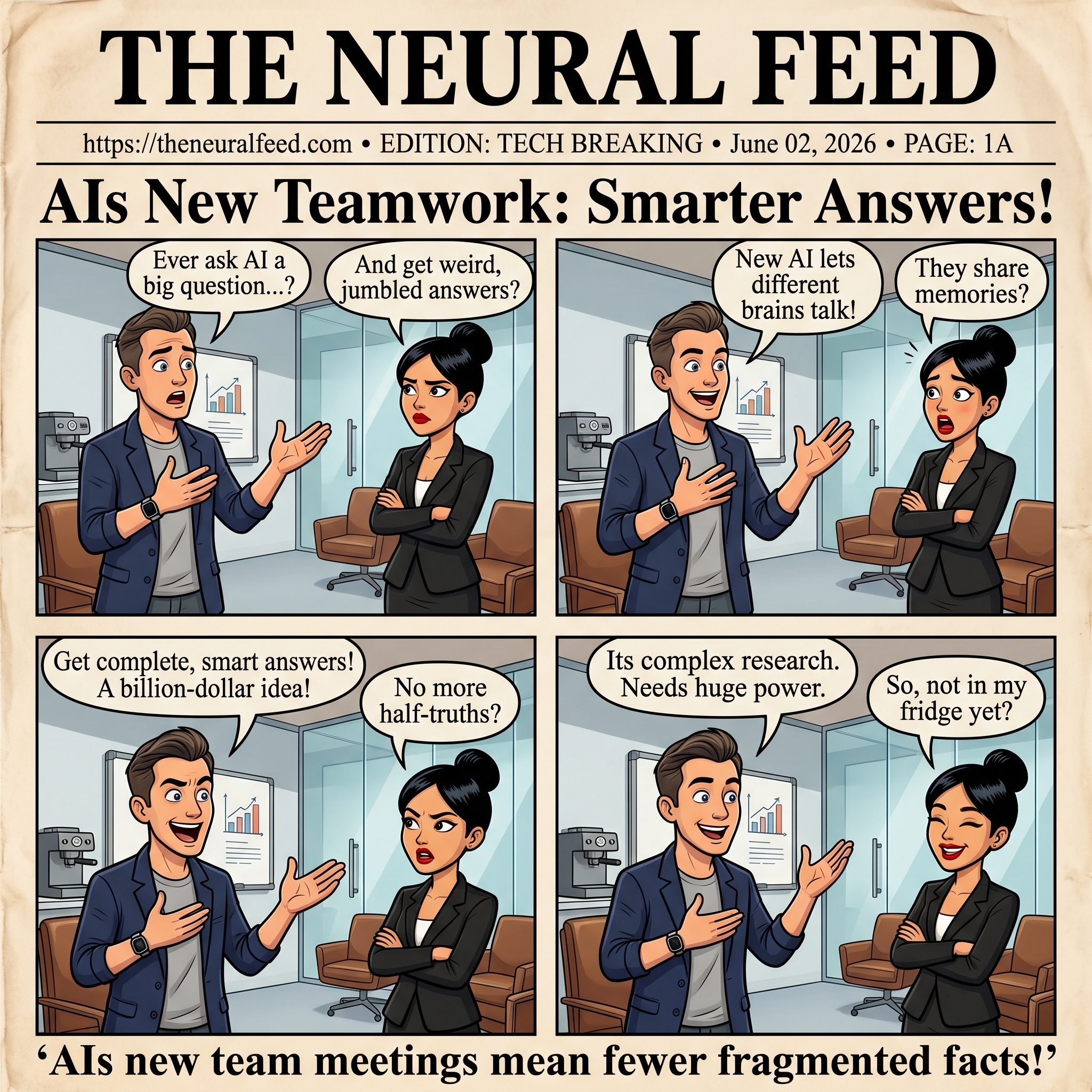 AI's New Teamwork: Smarter Answers!