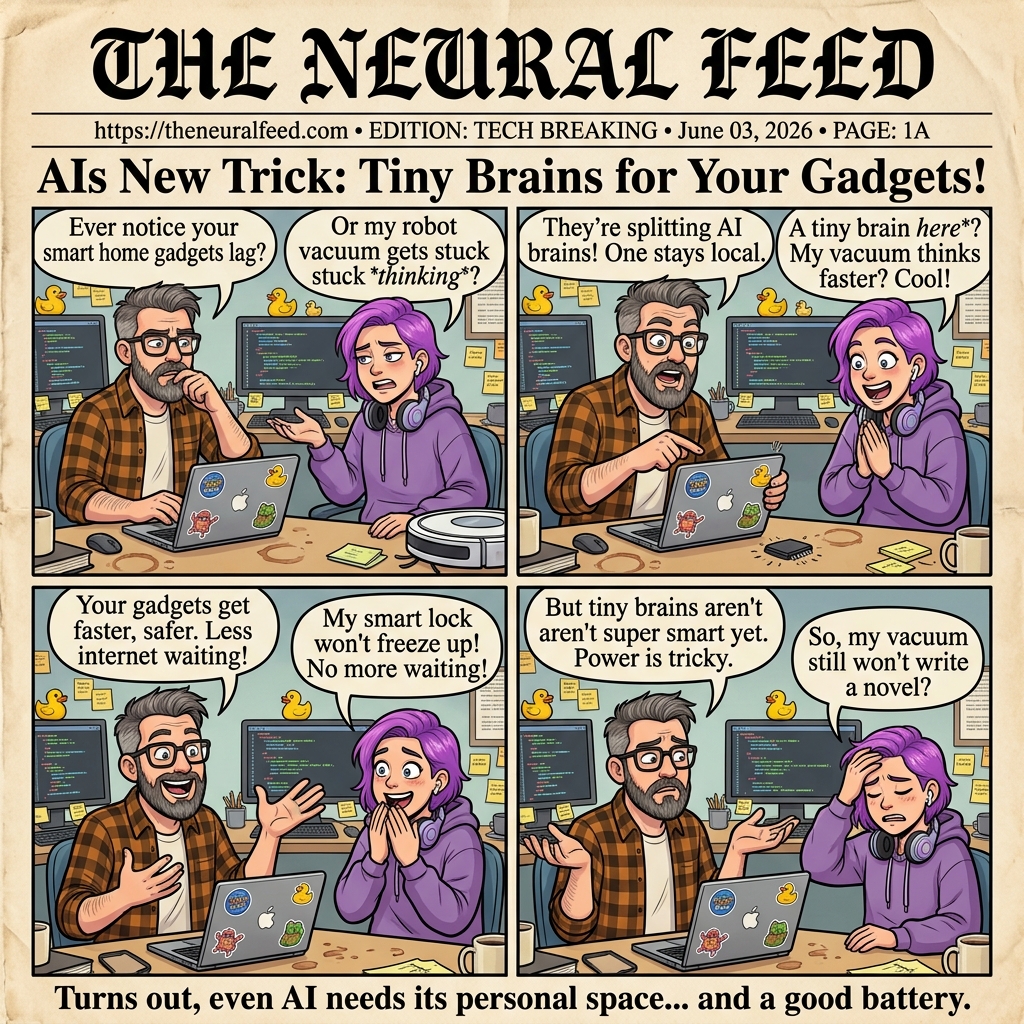 AI's New Trick: Tiny Brains for Your Gadgets!