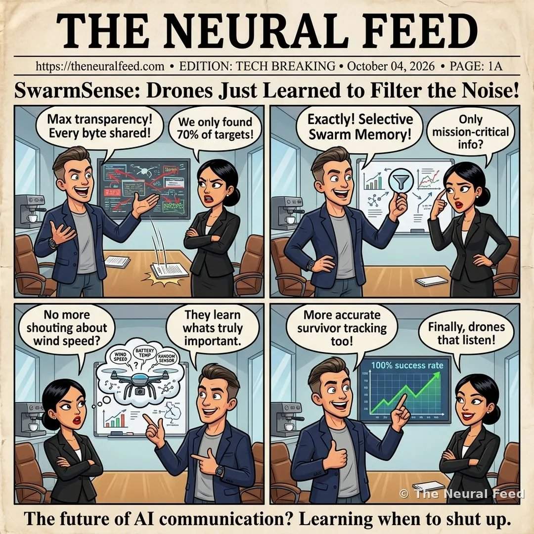 SwarmSense: Drones Just Learned to Filter the Noise!