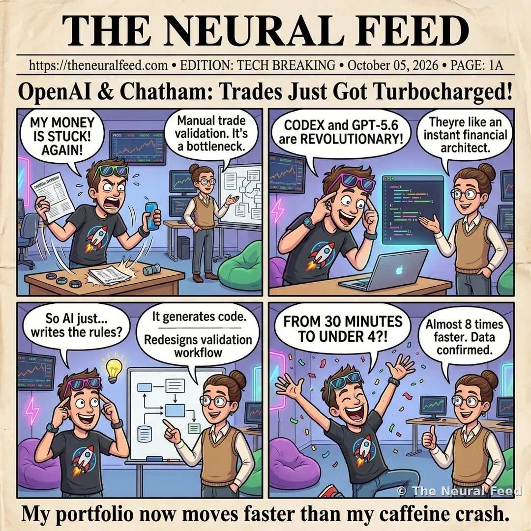 OpenAI & Chatham: Trades Just Got Turbocharged! – Neural Toons comic