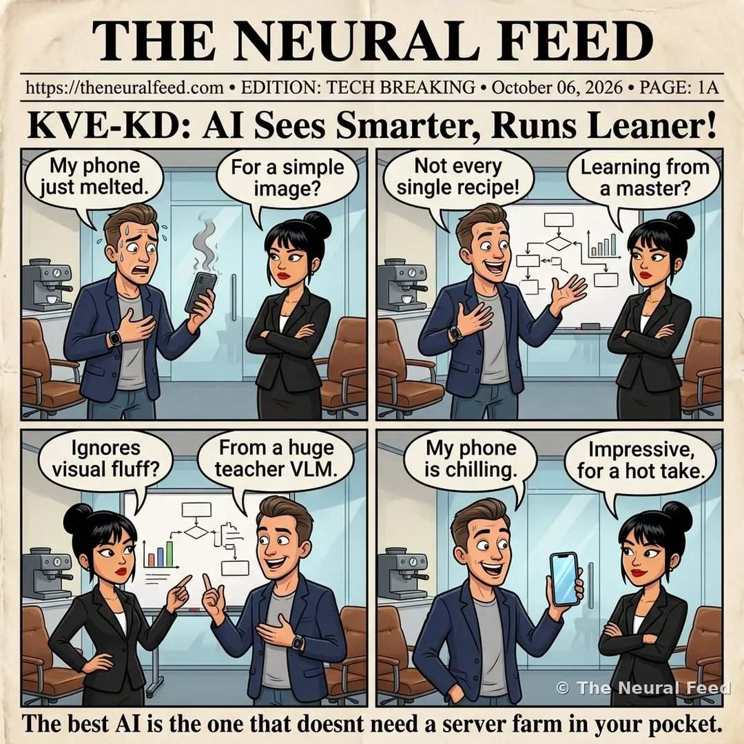 KVE-KD: AI Sees Smarter, Runs Leaner! – Neural Toons comic