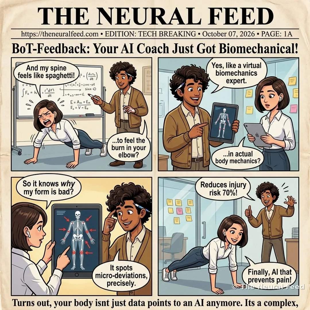 BoT-Feedback: Your AI Coach Just Got Biomechanical! – Neural Toons comic