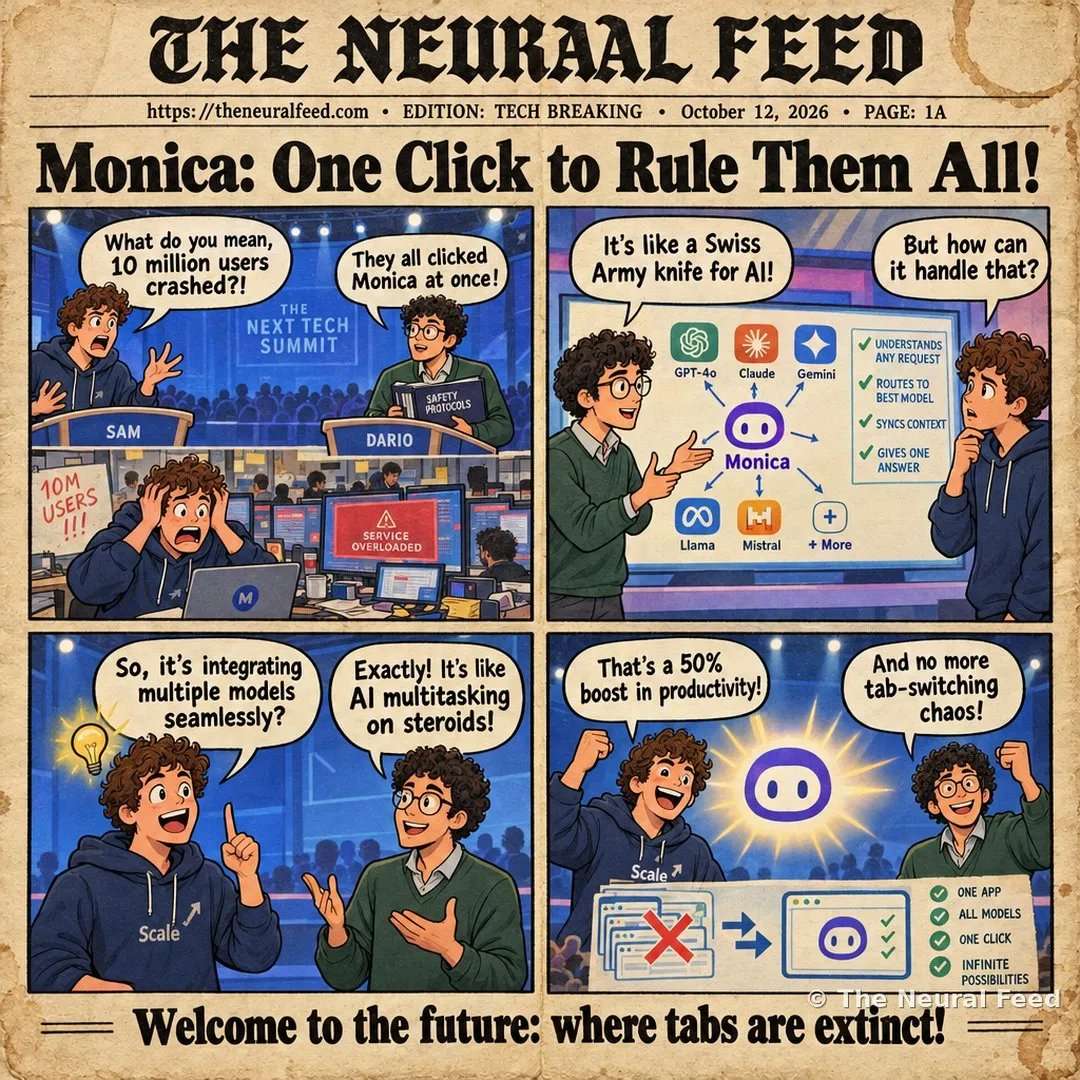 Monica: One Click to Rule Them All!