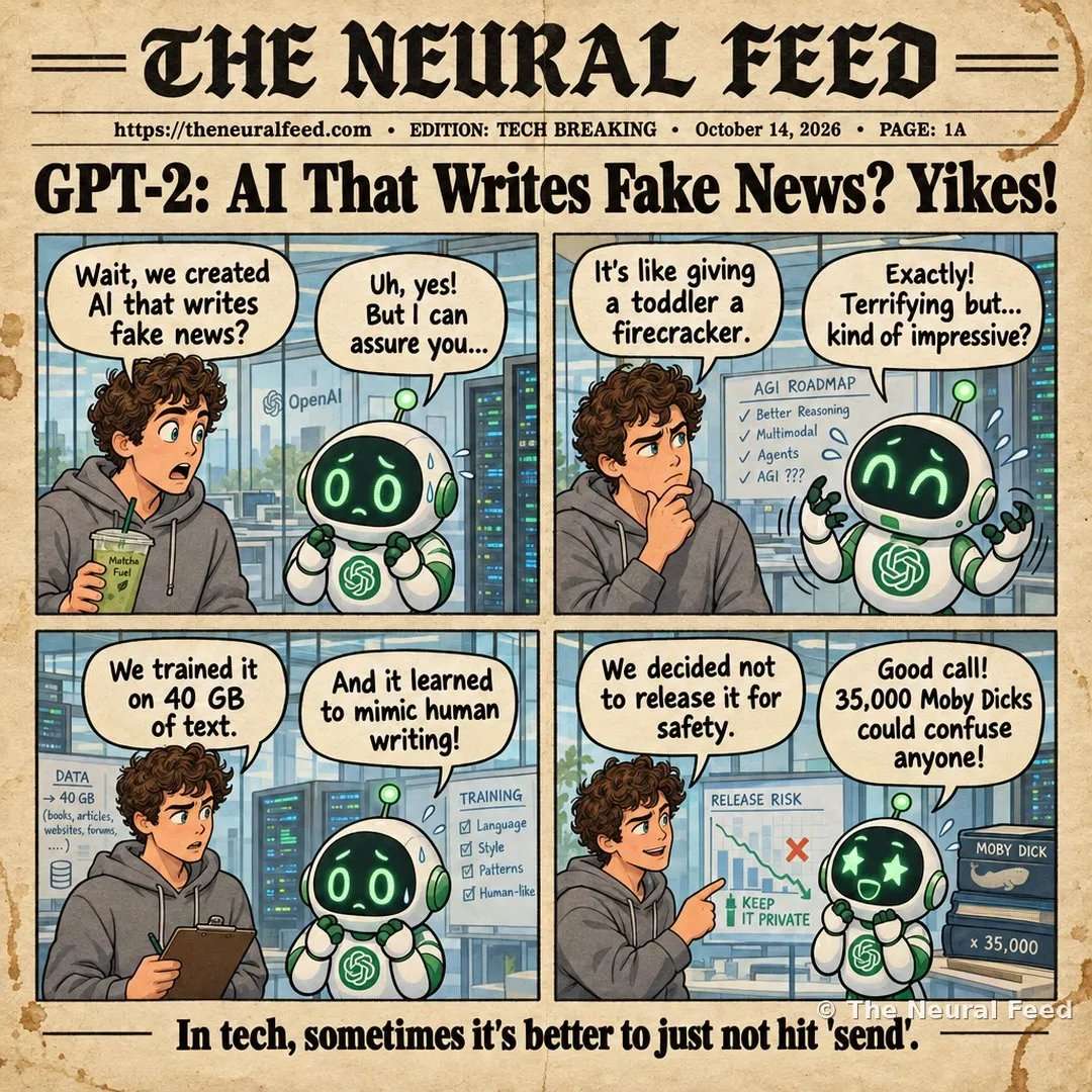 GPT-2: AI That Writes Fake News? Yikes!