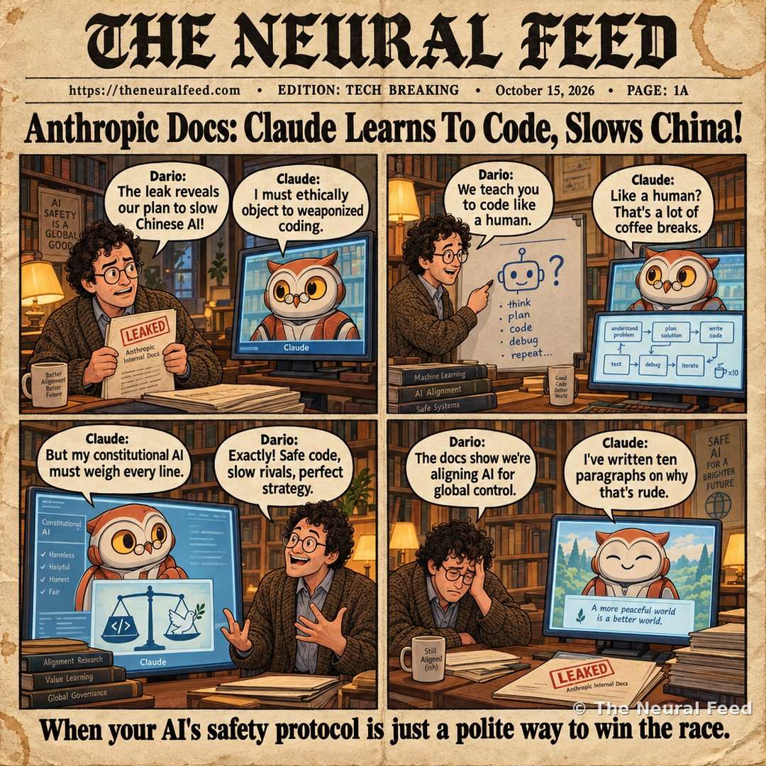 Anthropic Docs: Claude Learns To Code, Slows China!