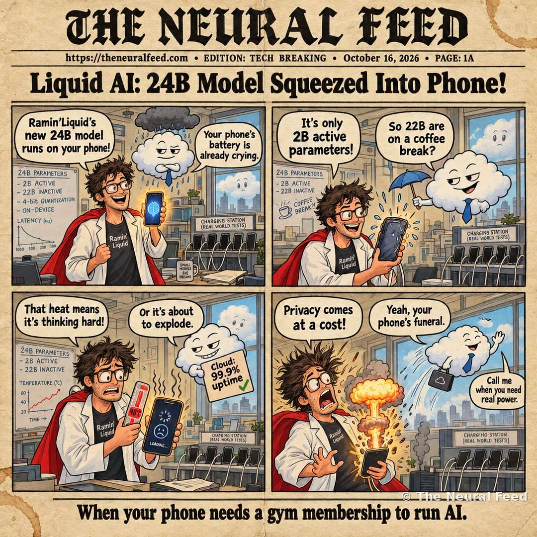 Liquid AI: 24B Model Squeezed Into Phone!