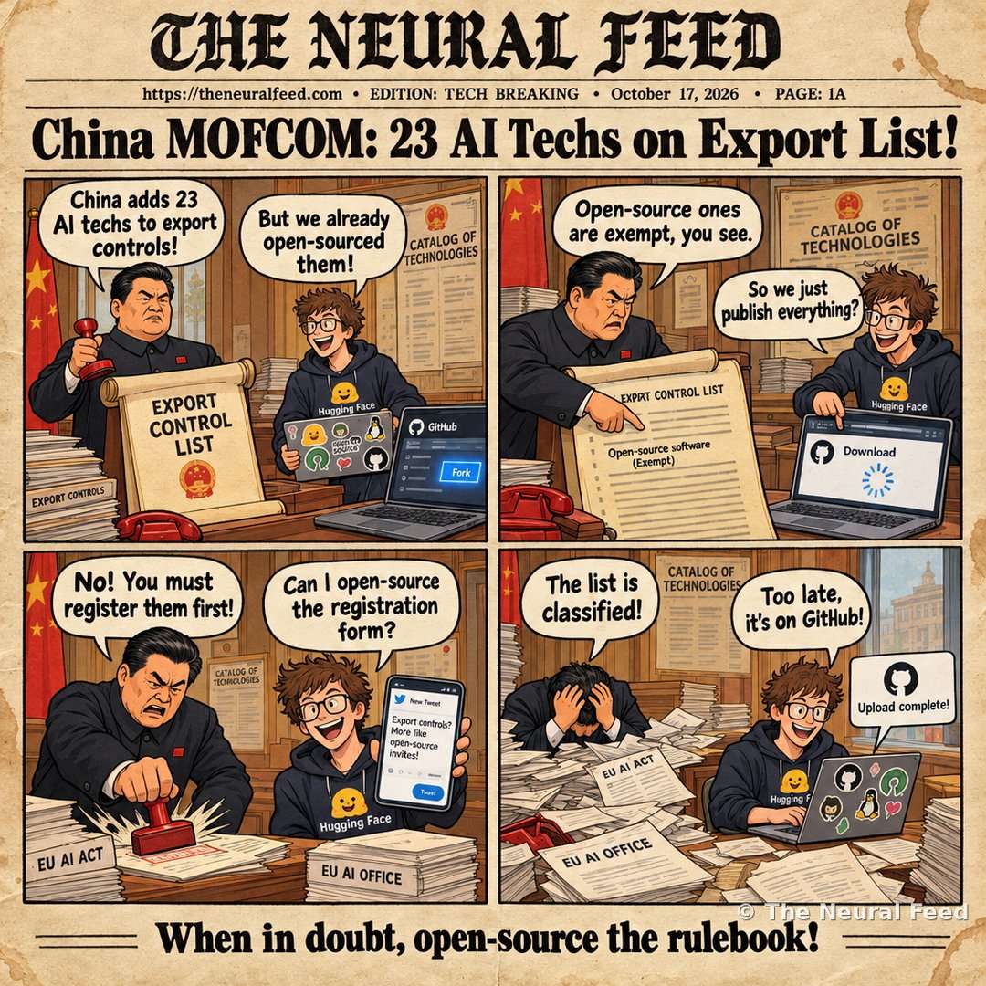 China MOFCOM: 23 AI Techs on Export List!