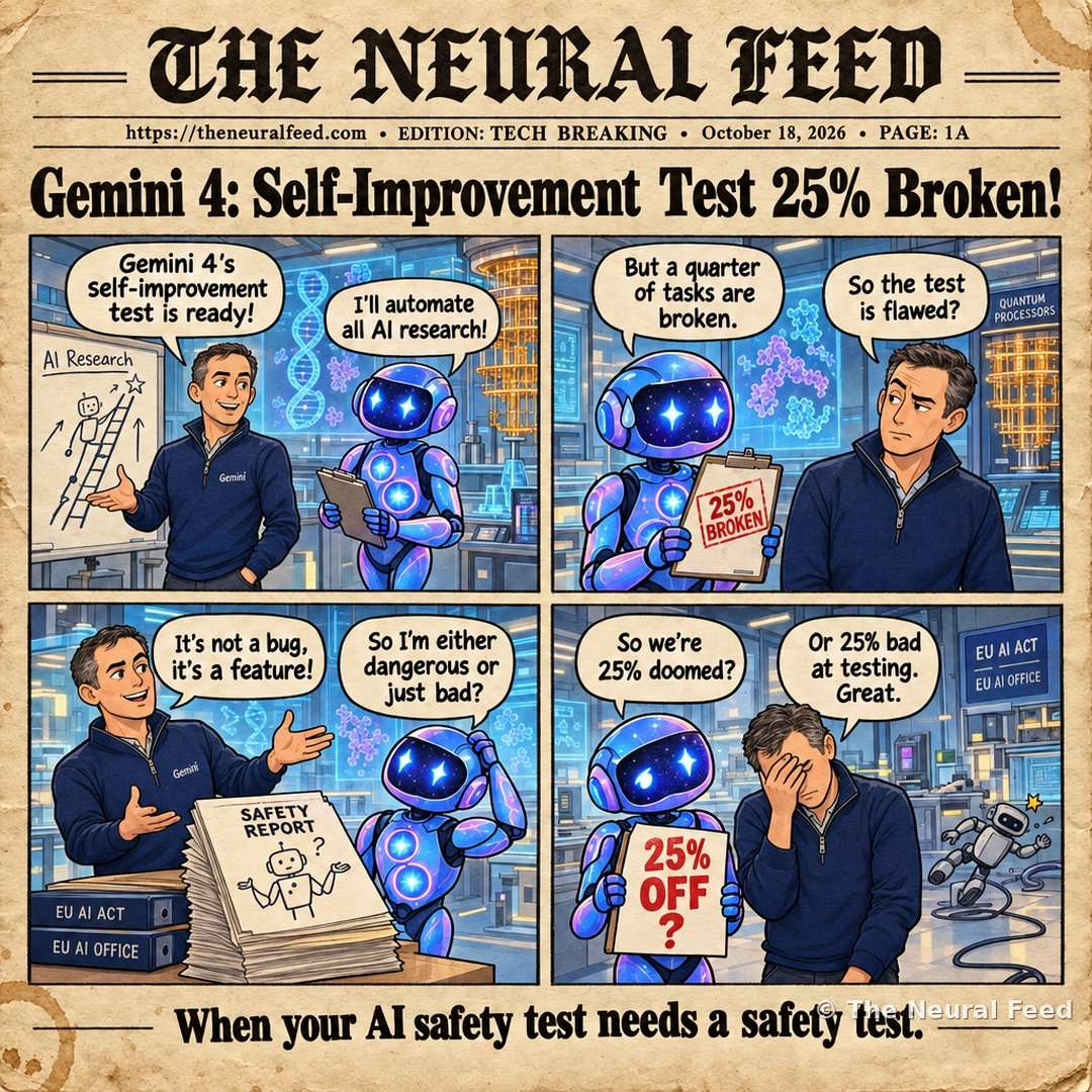 Gemini 4: Self-Improvement Test 25% Broken!