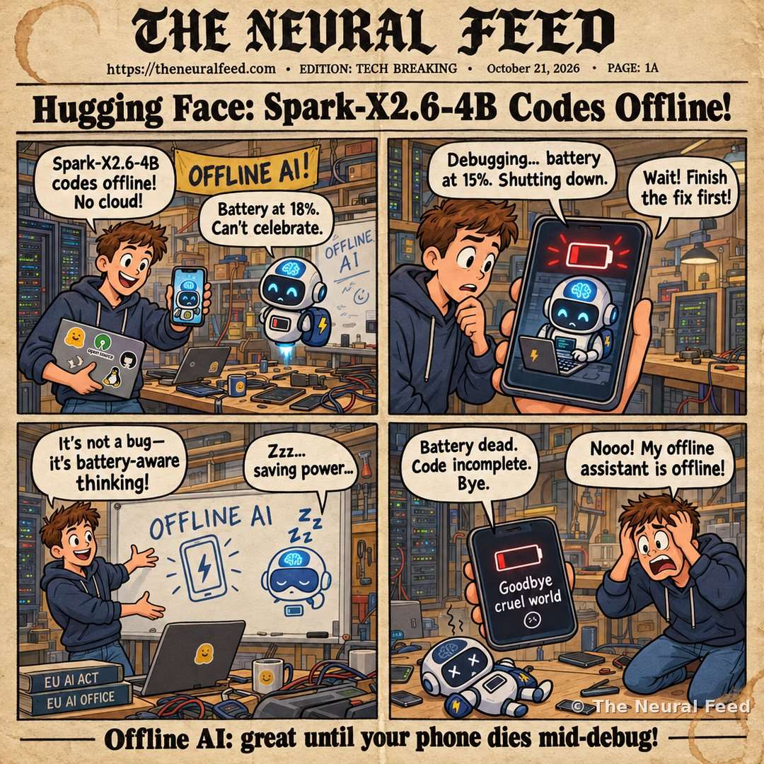 Hugging Face: Spark-X2.6-4B Codes Offline!