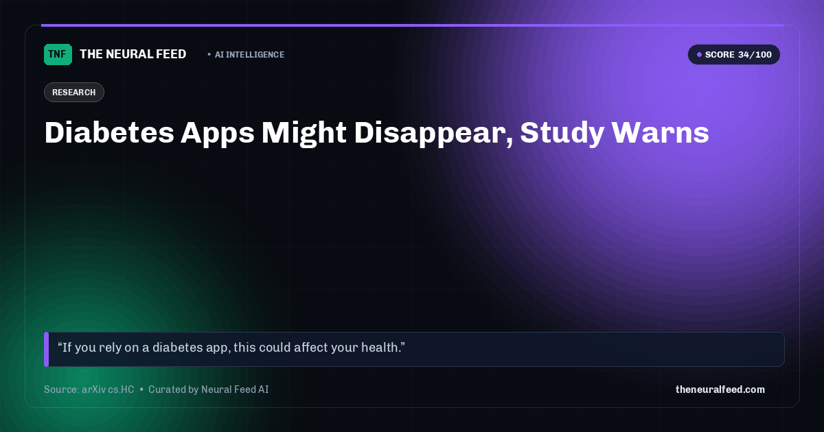 Diabetes Apps Might Disappear, Study Warns