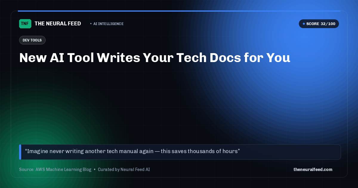 New AI Tool Writes Your Tech Docs for You