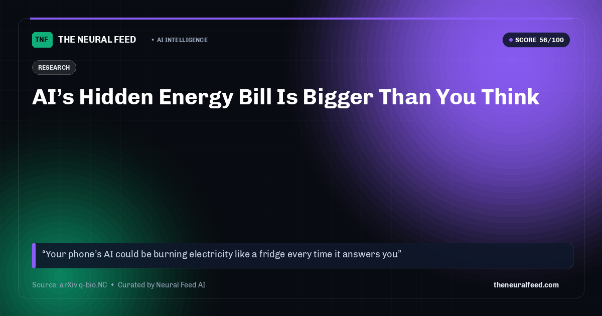 AI’s Hidden Energy Bill Is Bigger Than You Think