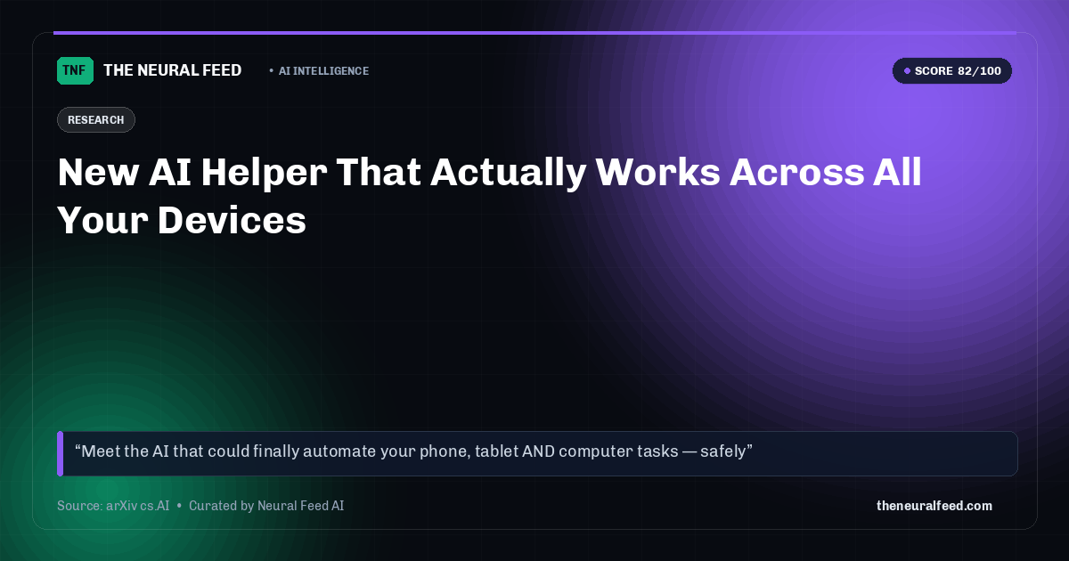 New AI Helper That Actually Works Across All Your Devices