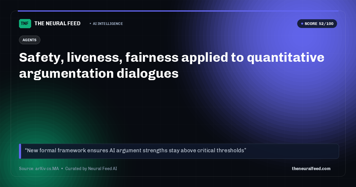 Safety, liveness, fairness applied to quantitative argumentation dialogues