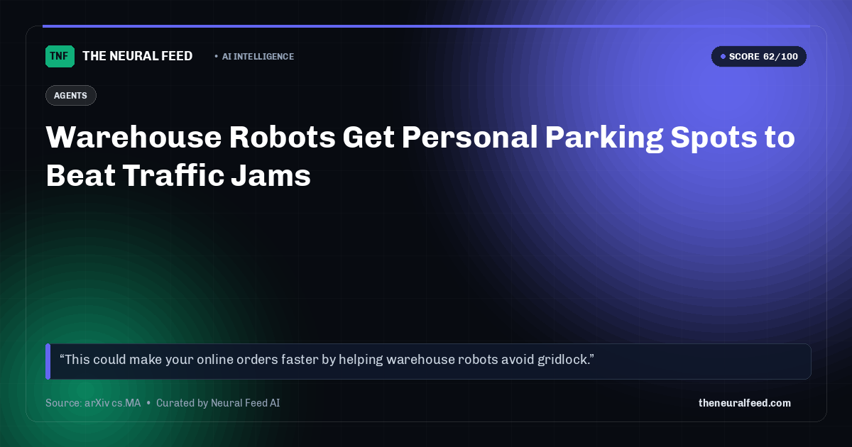 Warehouse Robots Get Personal Parking Spots to Beat Traffic Jams
