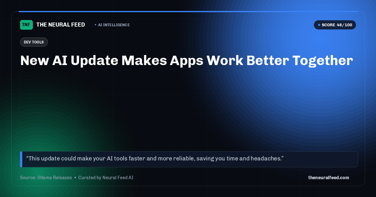 New AI Update Makes Apps Work Better Together