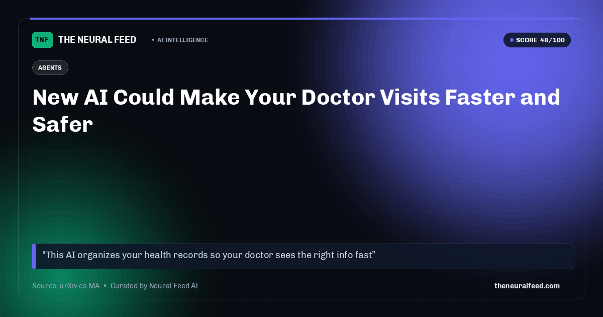 New AI Could Make Your Doctor Visits Faster and Safer