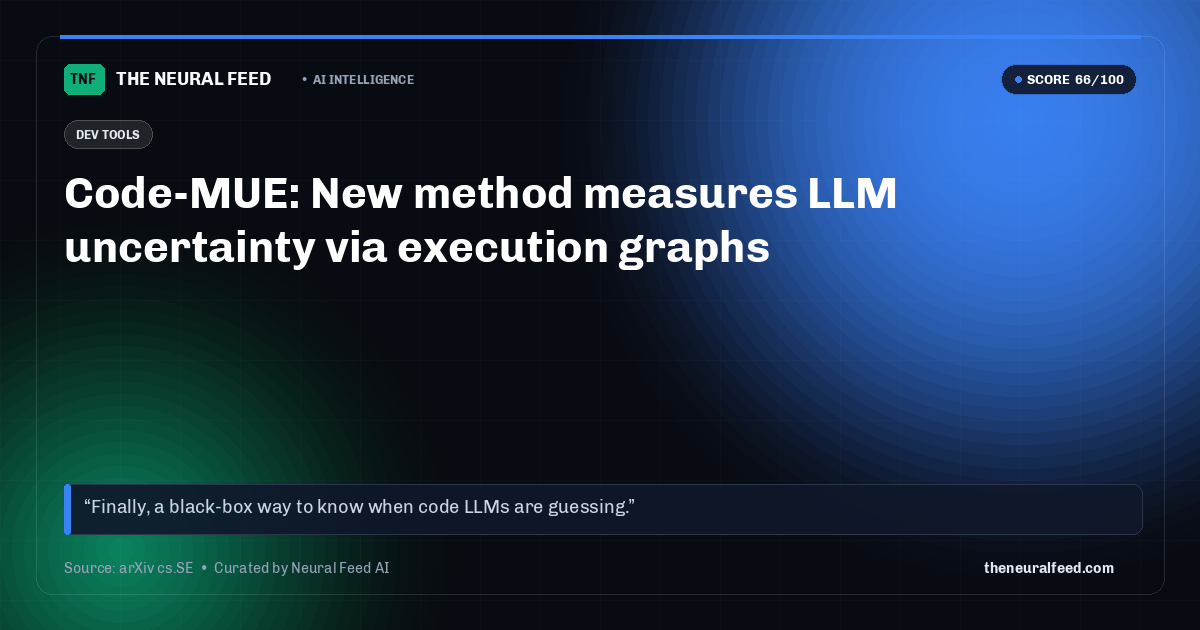 Code-MUE: New method measures LLM uncertainty via execution graphs