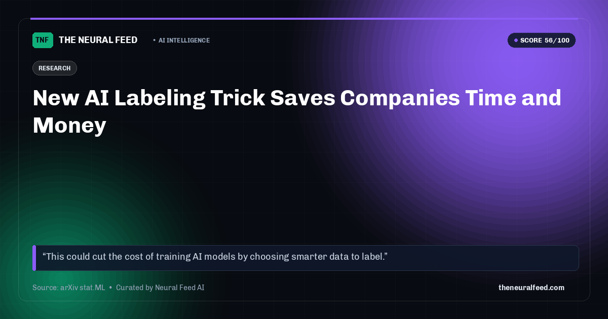 New AI Labeling Trick Saves Companies Time and Money