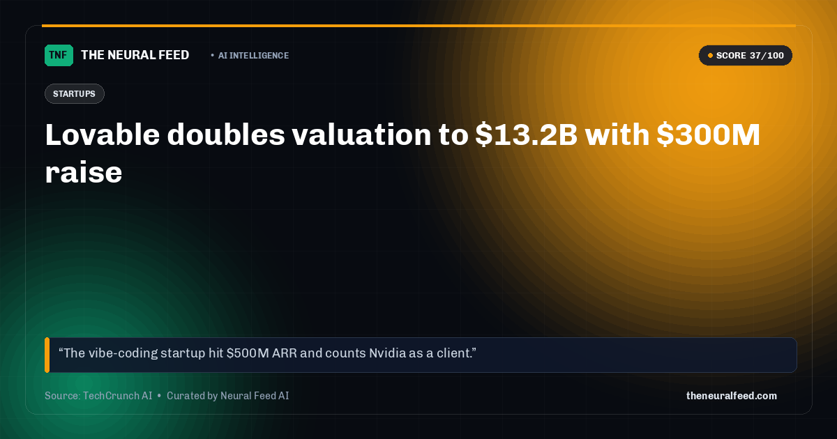 Lovable doubles valuation to $13.2B with $300M raise