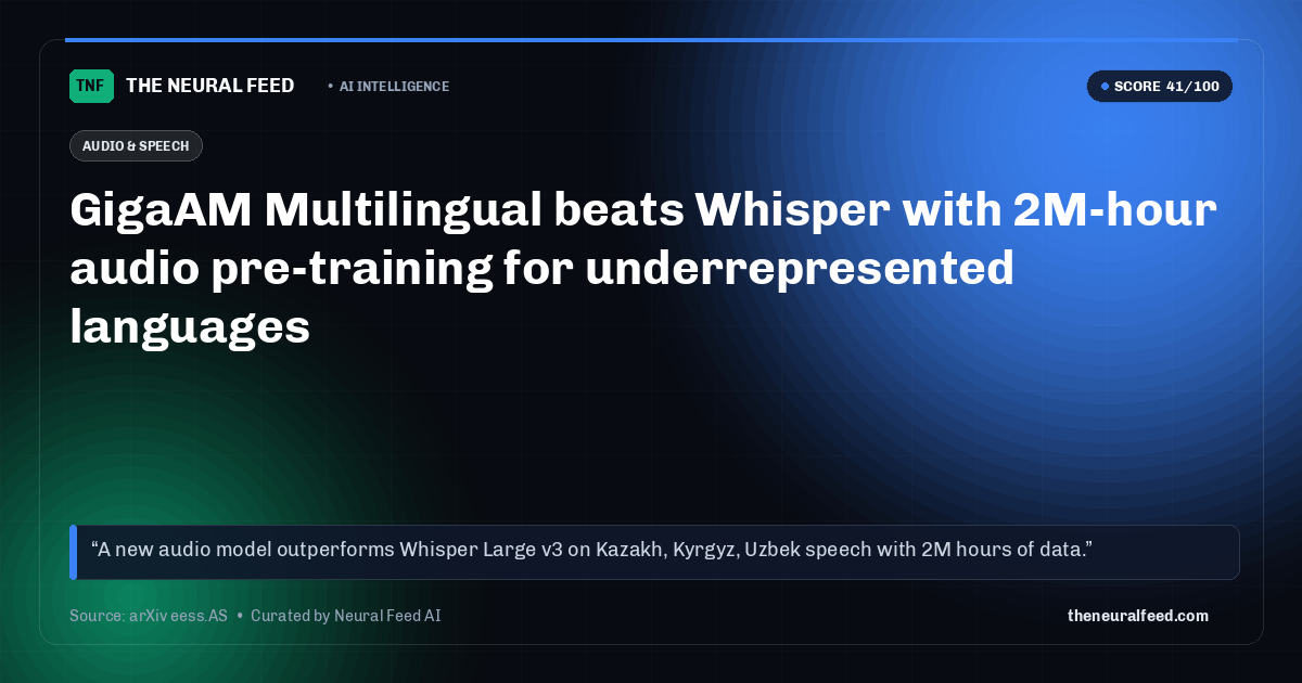 GigaAM Multilingual beats Whisper with 2M-hour audio pre-training for underrepresented languages