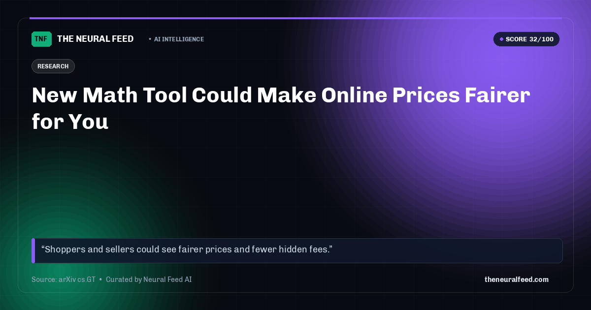 New Math Tool Could Make Online Prices Fairer for You