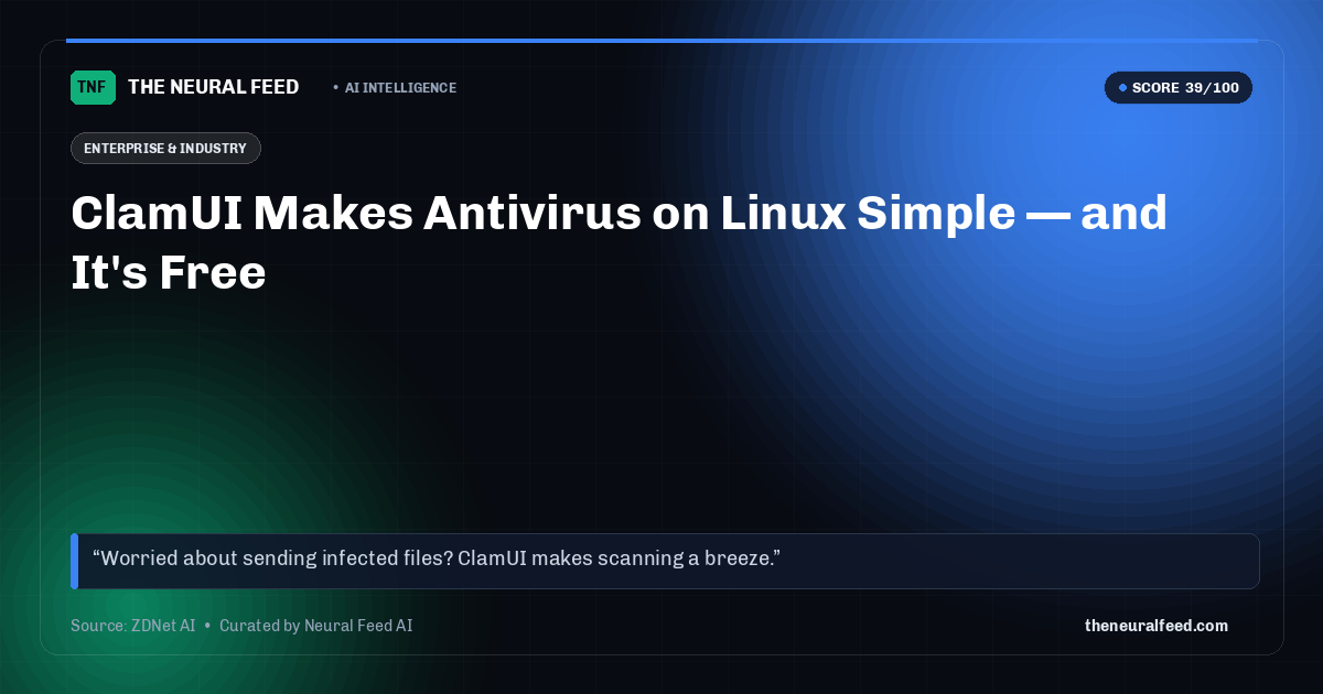 ClamUI Makes Antivirus on Linux Simple — and It's Free