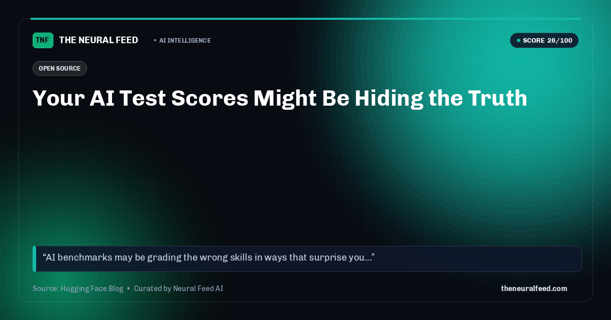 Your AI Test Scores Might Be Hiding the Truth