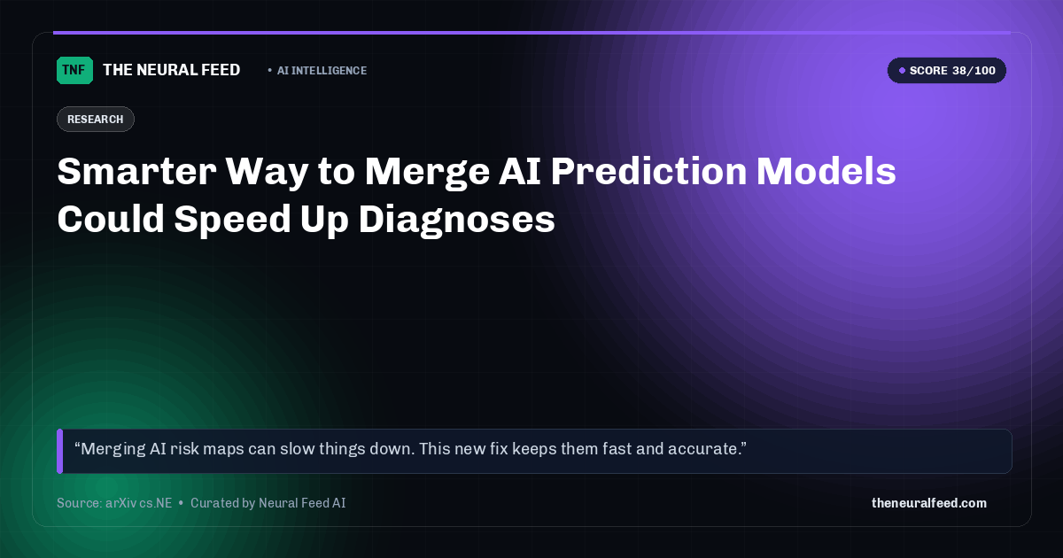Smarter Way to Merge AI Prediction Models Could Speed Up Diagnoses