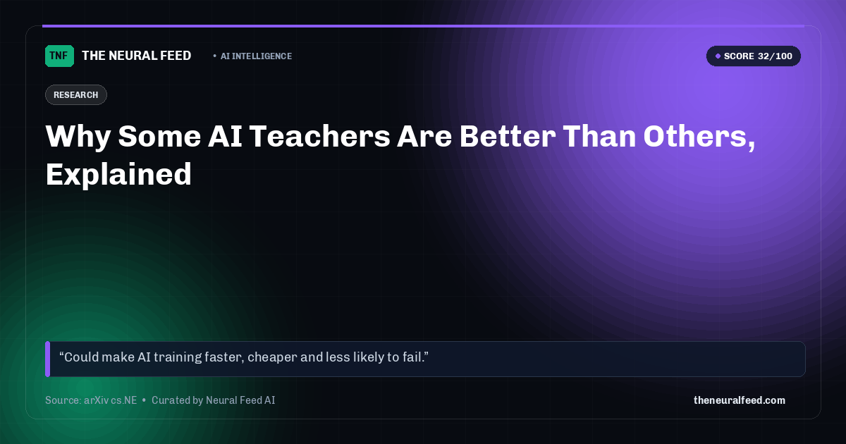 Why Some AI Teachers Are Better Than Others, Explained