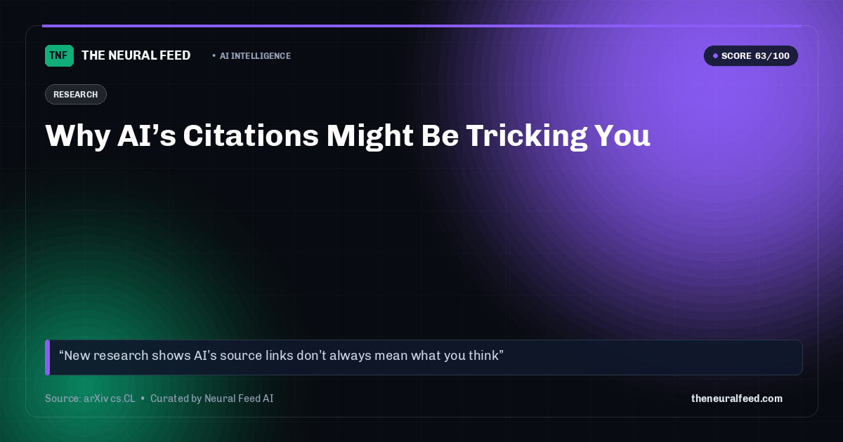 Why AI’s Citations Might Be Tricking You