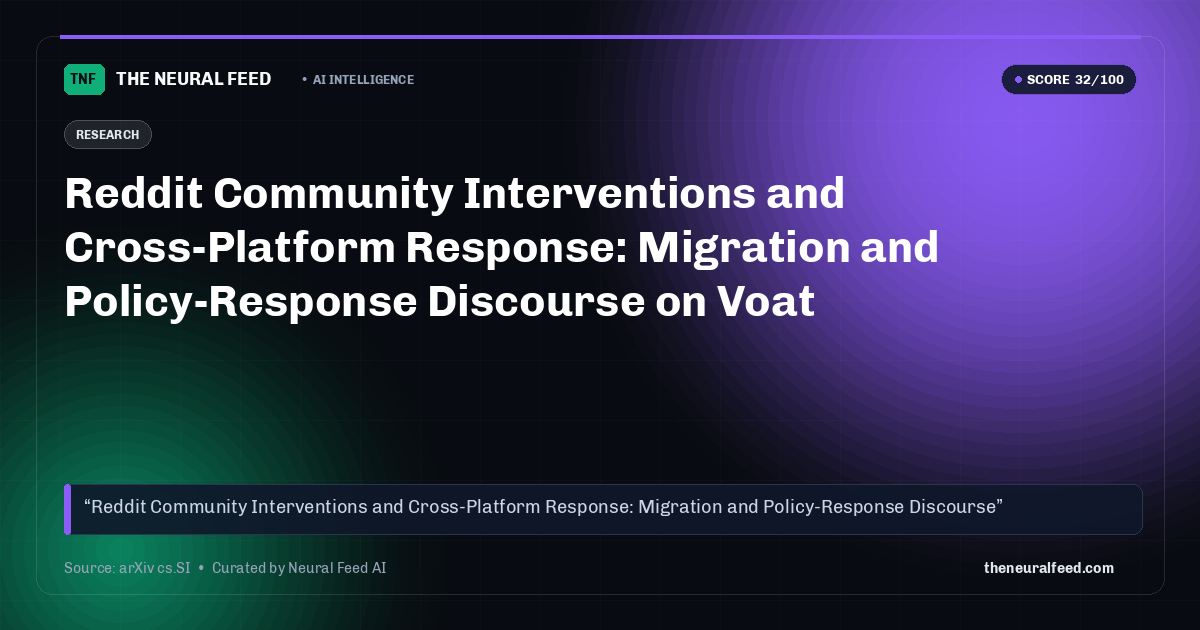 Reddit Community Interventions and Cross-Platform Response: Migration and Policy-Response Discourse on Voat