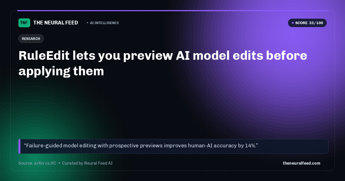 RuleEdit lets you preview AI model edits before applying them