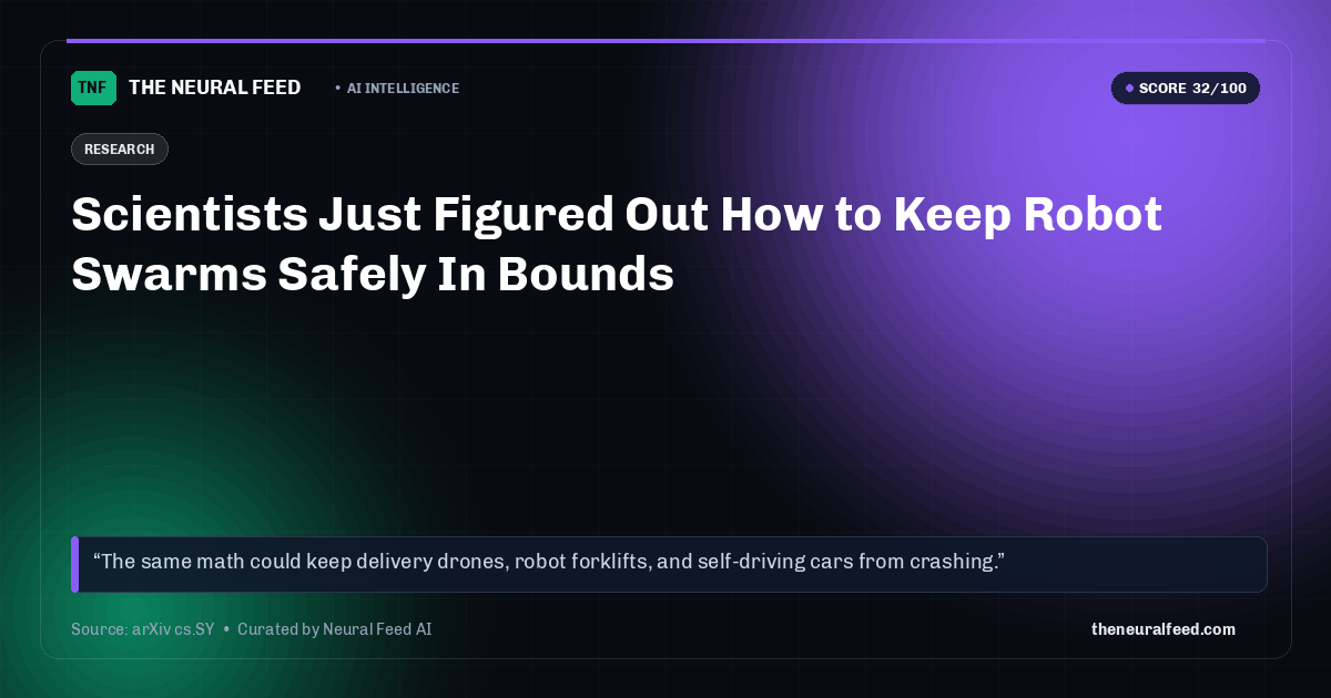 Scientists Just Figured Out How to Keep Robot Swarms Safely In Bounds