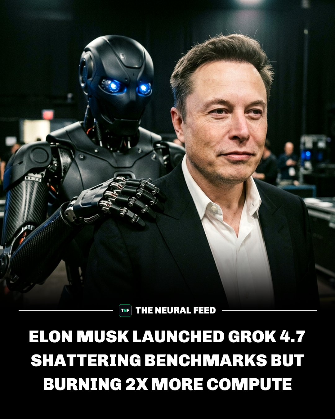 Elon Musk Launched Grok 4.7 Shattering Benchmarks but Burning 2X More Compute