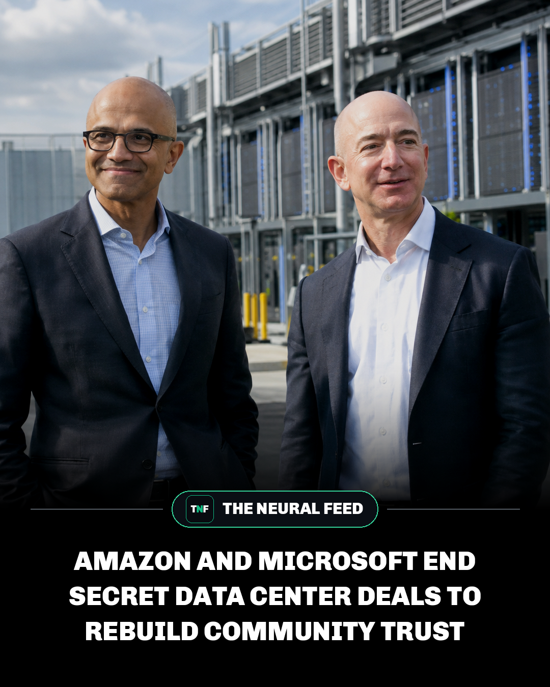 Amazon and Microsoft End Secret Data Center Deals to Rebuild Community Trust