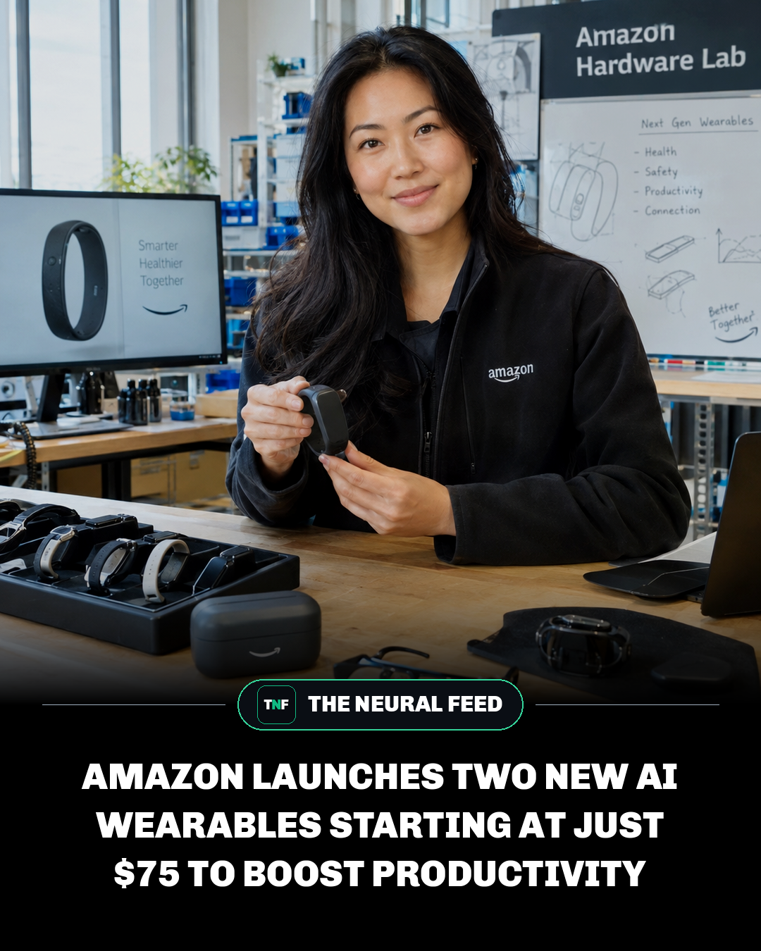 Amazon Launches Two New AI Wearables Starting at Just $75 to Boost Productivity