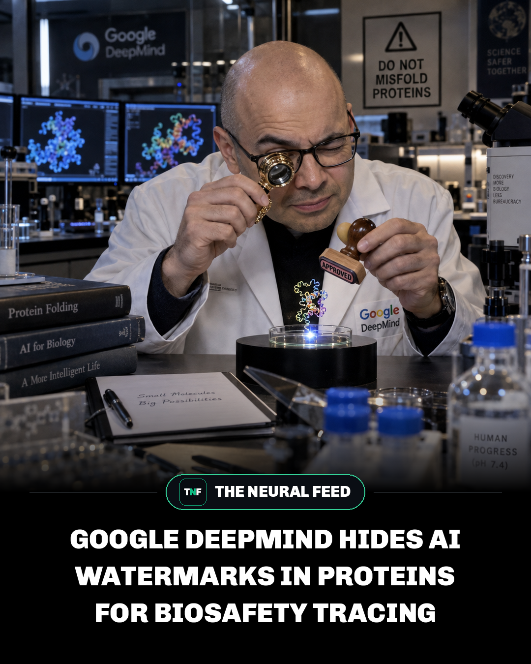 Google DeepMind Adds Invisible Watermarks to AI-Designed Proteins for Biosafety – Neural Snap