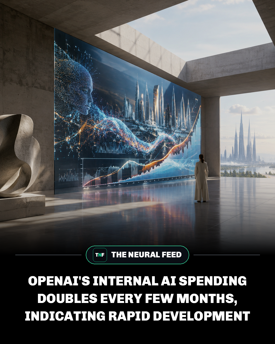 OpenAI's Internal AI Spending Doubles Every Few Months, Indicating Rapid Development