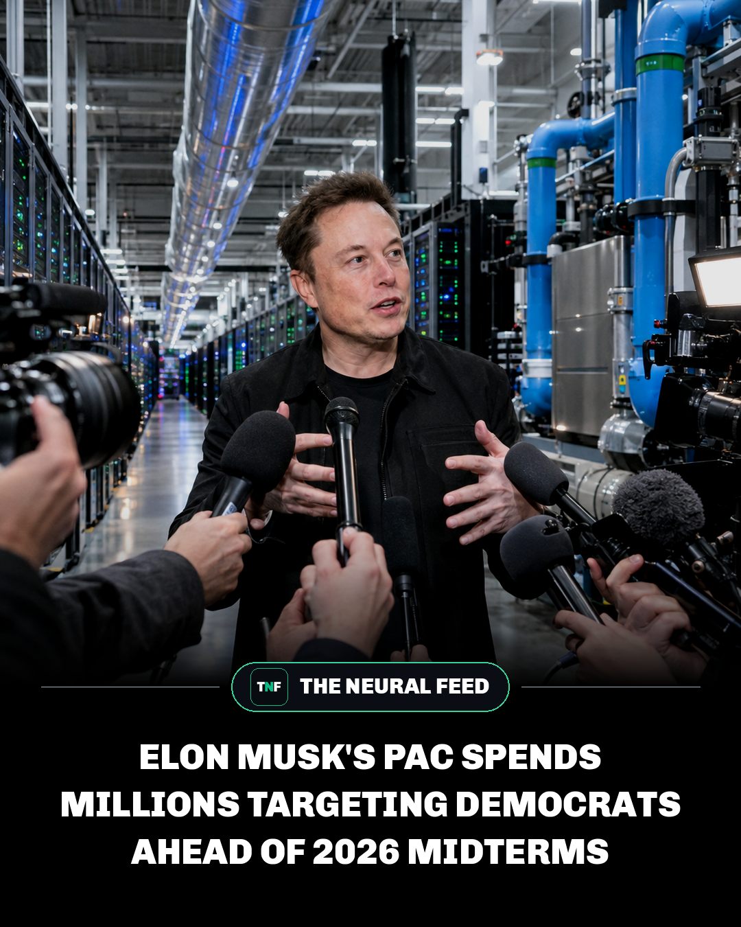 Elon Musk's PAC Spends Millions Targeting Democrats Ahead of 2026 Midterms