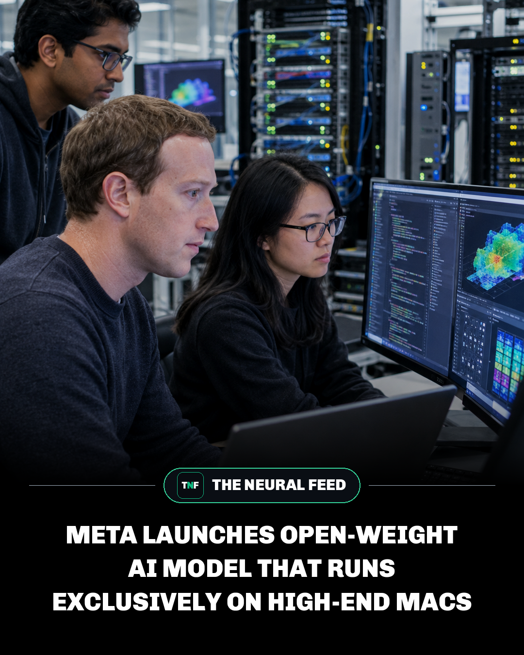Meta Launches Open-Weight AI Model That Runs Exclusively on High-End Macs